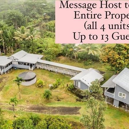Monstera Bungalow, Spacious, King Bed, Big Kitchen Keaau Exterior foto